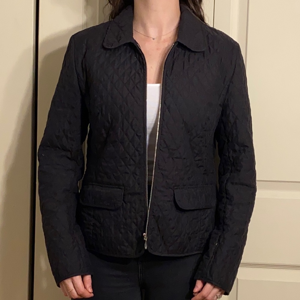 COPY - Ann Taylor LOFT - light quilted jacket